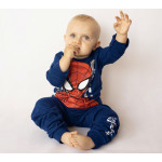 Chlapčenské pyžamo spiderman - modré