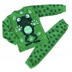Detské pyžamo žabka - zelené 