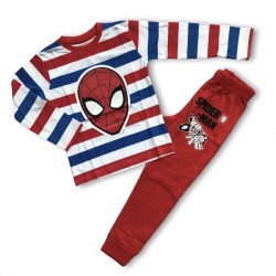 Chlapčenské pyžamo spiderman - červené