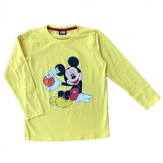Chlapčenské tričko Mickey Mouse- žlté Chlapčenské tričko Mickey Mouse- žlté