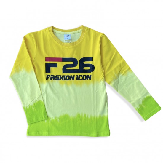 Chlapčenské tričko F26 - žlté Chlapčenské tričko F26 - žlté