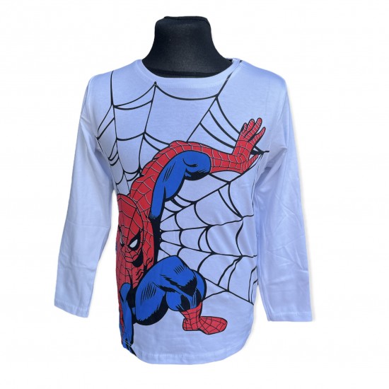 Chlapčenské tričko Spiderman - biele