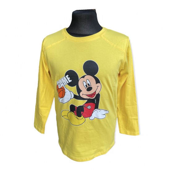 Chlapčenské tričko Mickey Mouse- žlté Chlapčenské tričko Mickey Mouse- žlté