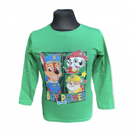 Chlapčenské tričko Tlapková patrola - zelené