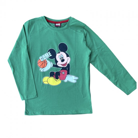 Chlapčenské tričko Mickey Mouse- zelené 