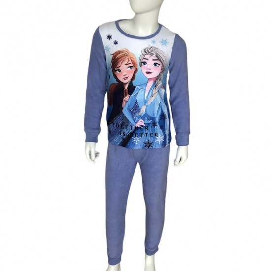Dievčenské flísové pyžamo Frozen - fialové Dievčenské flísové pyžamo Frozen - fialové