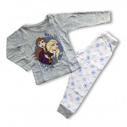 Dievčenské pyžamo Frozen - sivé