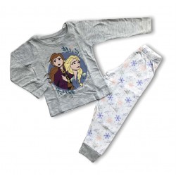 Dievčenské pyžamo Frozen - sivé