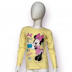 Dievčenské žlté tričko Minnie 