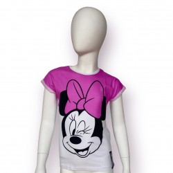 Dievčenské ružové tričko Minnie 
