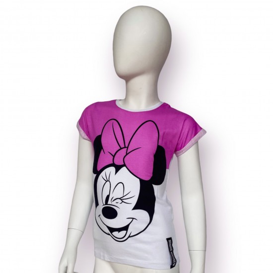 Dievčenské ružové tričko Minnie 