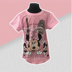 Dievčenské tričko Minnie- ružové