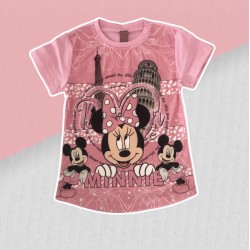 Dievčenské tričko Minnie- ružové
