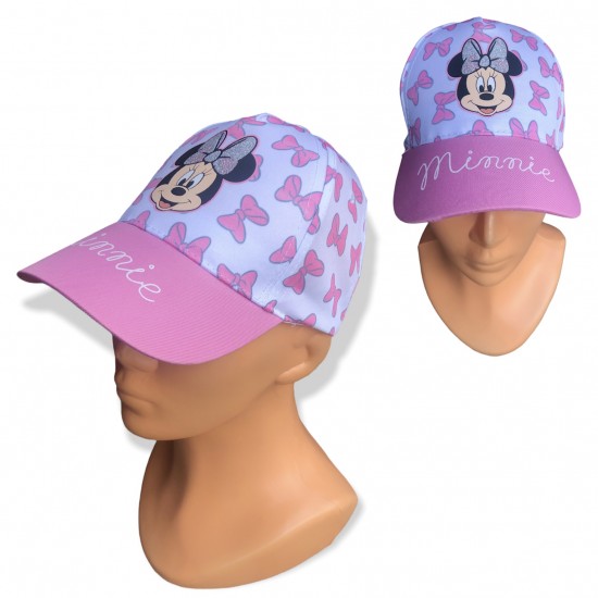 Ružová šiltovka s mašličkami Minnie Ružová šiltovka s mašličkami Minnie