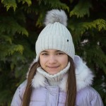 Zimný dievčenský komplet Wilma - smotanový Zimný dievčenský komplet Wilma - smotanový