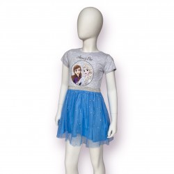 Dievčenské šaty s tylovou sukňou Frozen