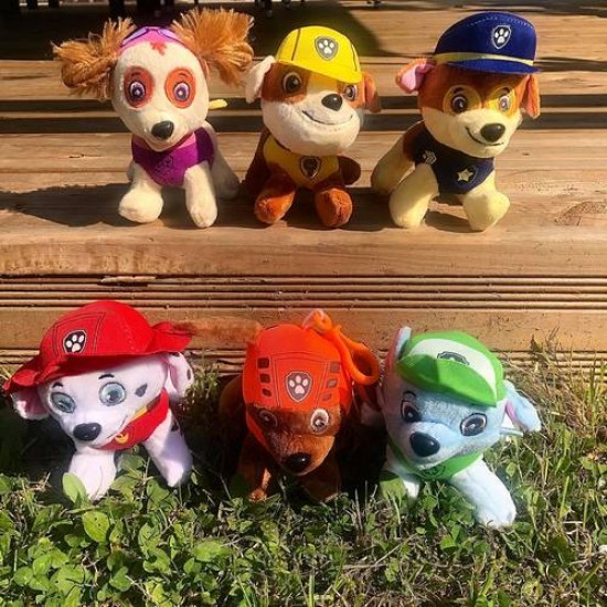 Paw patrol plyšáky so zavesením Paw patrol plyšáky so zavesením